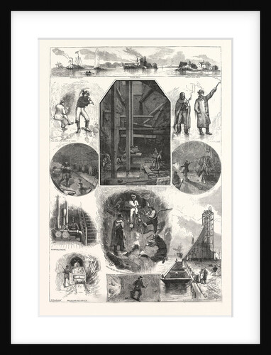 Excavations Under Flood Rock, Hell Gate by Anonymous