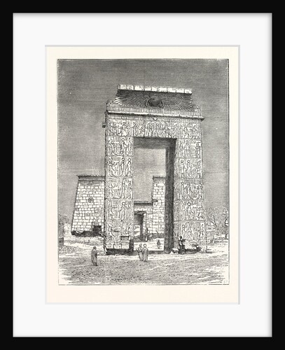 Pylons at Karnak, Scene on the Nile, Egypt by Anonymous