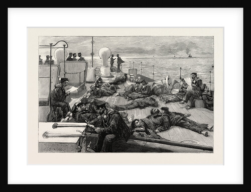 The Naval Manoeuvres: Life of a Blue Jacket on Board H.M.S. Conqueror: Jack's Siesta by Anonymous