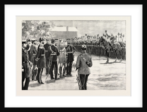 Three Cheers for the Emperor! the German Emperor Reviewing the Royal Artillery at Eastney Barracks, Portsmouth, UK by Anonymous