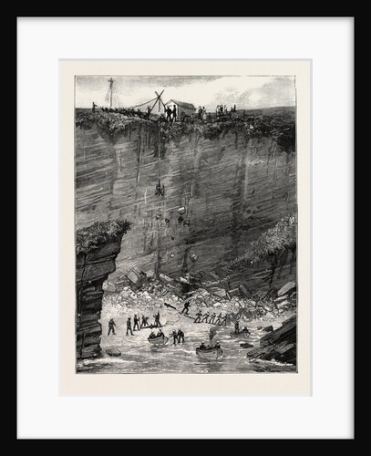 Blue Jackets Removing a Battery of British Guns for Embarkation on Board H.M.S. Calypso by Anonymous