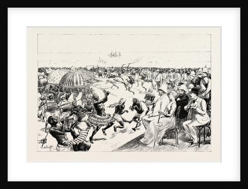 The Reception of Sir Baldwin Griffith, K.C.M.G., the New Governor of the Gold Coast, at Cape Coast Castle, Ghana by Anonymous