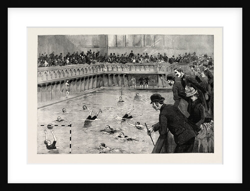 Water Polo Match at the Crown Baths, Kennington Oval, UK by Anonymous