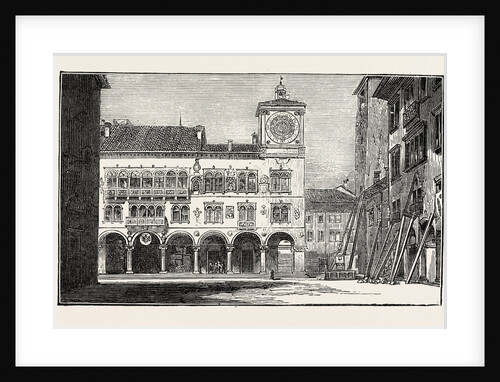 The Earthquake in Italy: Belluno, the Town Hall and the Bishop's Palace by Anonymous