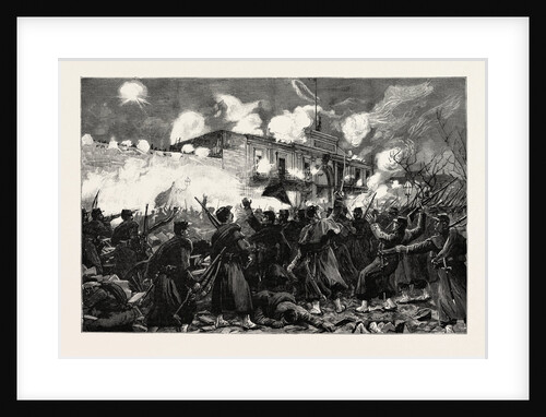 Scenes at Buenos Ayres During the Revolution in Argentina: The Fighting Outside the Arsenal and Barracks, Plaza Lavalle, the First Buildings Seized by the Insurgents by Anonymous