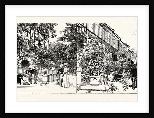 Bad Homburg Vor Der Hohe, Germany: The Louis Spring and the Promenade at the Kursaal by Anonymous