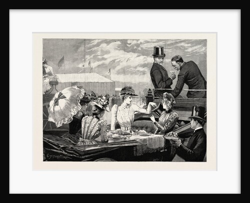 At Doncaster Races, a Sweepstake after Lunch, UK by Anonymous