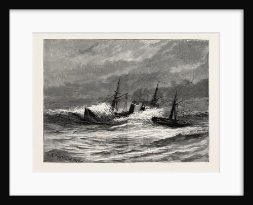 The Naval Manoeuvres, with the Hostile Fleet: H.M.S. Arethusa Homeward Bound with the Mails by Anonymous