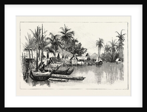 Malay Native Village on the East Coast of Sumatra, Indonesia by Anonymous