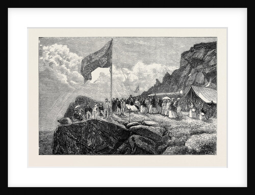 H.R.H. The Princess Mary of Cambridge Visiting the Roaches, Swythamley, Staffordshire by Anonymous
