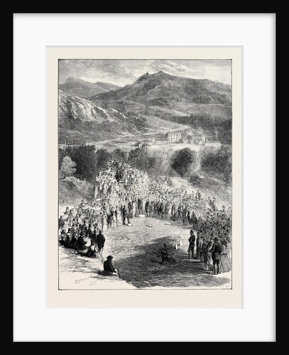 The Portmadoc Eisteddfod, Initiation of Sir W.W. Wynn As an Ovate at the Meeting of the Gorsedd Eyri by Anonymous