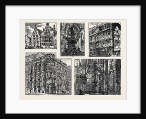 The Volunteer Visit to Belgium, Sketches in Brussels and Ghent by Anonymous