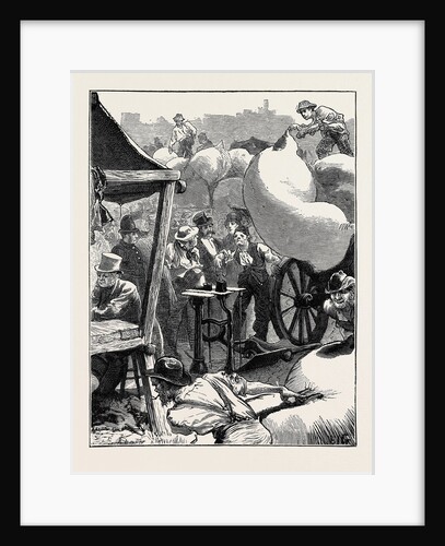 Sketches at a Northampton Wool Fair: Weighing-in by Anonymous