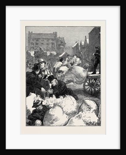 Sketches at a Northampton Wool Fair: Buying and Selling by Anonymous