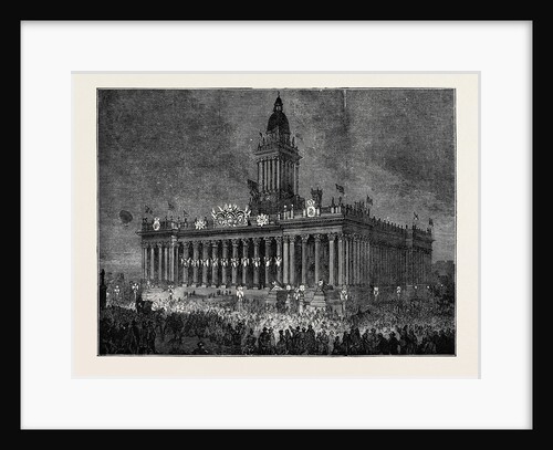 Prince Arthur at Leeds: The Townhall Illuminated by Anonymous