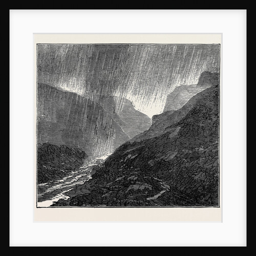 A Trip to the Pyrenees: Storm-Evening Near Eaux-Bonnes by Anonymous