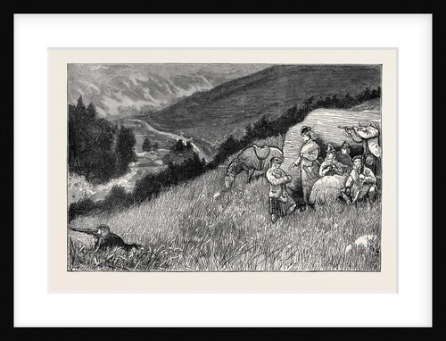 The Prince of Wales at Blair Athole, the Royal Party Watching for the Deer by Anonymous