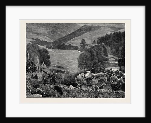 The Prince of Wales at Blair Athole, Bringing Home the Deer by Anonymous