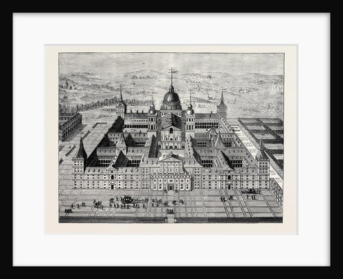 The Escurial Palace: Bird's-Eye-View of the Palace by Anonymous