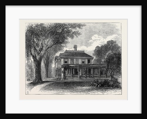 The Poet Longfellow's House in Massachusetts, U.S.A. by Anonymous
