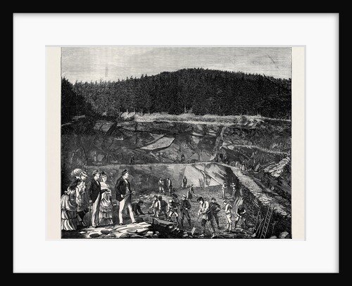 In the Harz Mountains: Slate Working, the First Introduction of British Spades at the Frankenberg Quarry by Anonymous