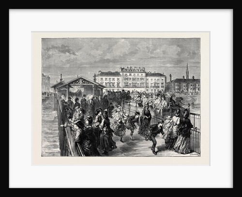The Duke and Duchess of Teck's Visit to Southport: The Tramway Car on the Pier by Anonymous