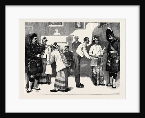 The Burmese Ambassadors at Edinburgh Castle by Anonymous