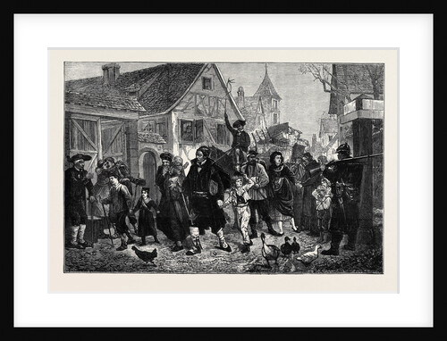The Exodus from Alsace by Anonymous