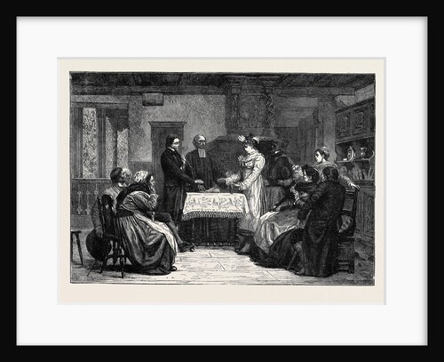 A Protestant Wedding in Alsace by Anonymous