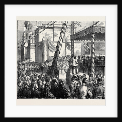 The Duke and Duchess of Teck at Southport: Princess Mary Laying the Foundation Stone of Cambridge Hall by Anonymous