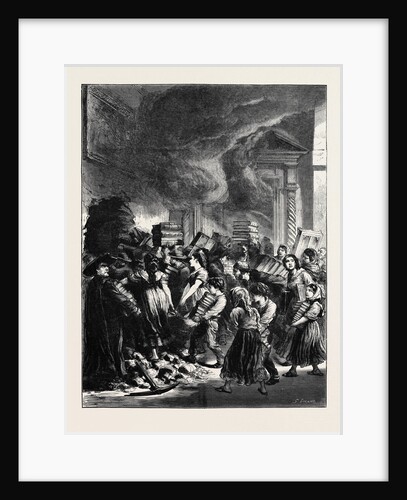 The Late Fire at the Escurial Palace: Rescuing Books from the Library by Anonymous