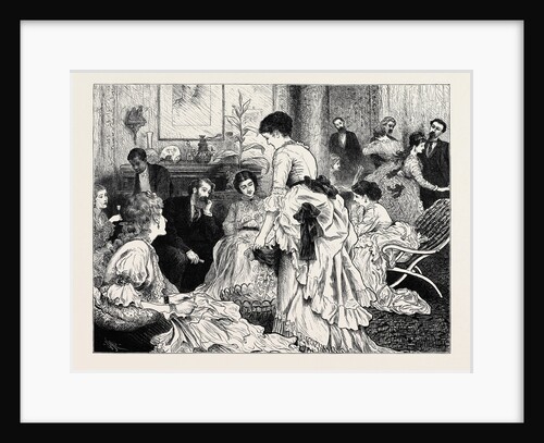 The Presidential Election in America, Folding Ballots: A Scene in a New York Politician's House by Anonymous