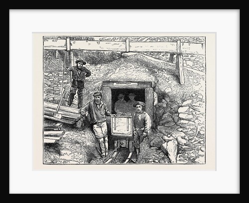 Mining Tunnel, Williams' Creek, Cariboo, British Columbia by Anonymous