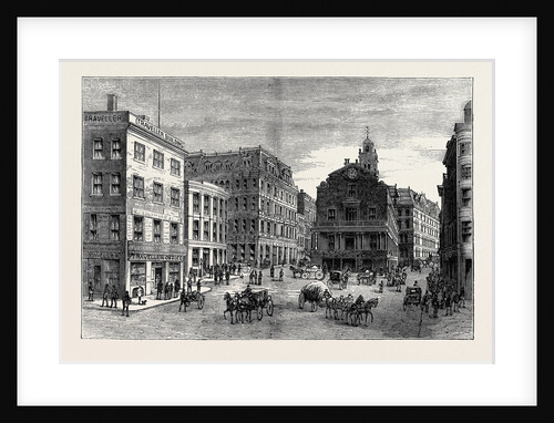 Views and Public Buildings in the City of Boston: View at the Head of State Street by Anonymous