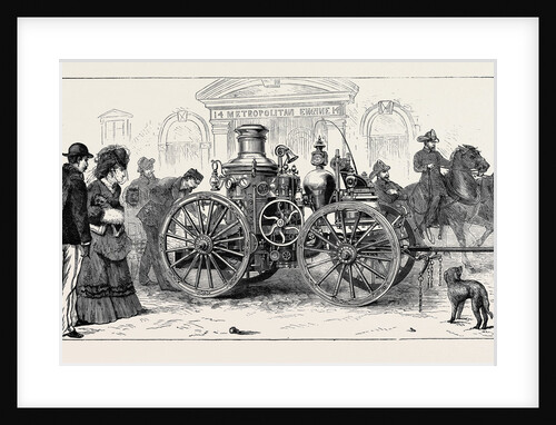 An American Steam Fire Engine by Anonymous
