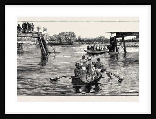 Scene of the Late Railway Accident at Colombo, Ceylon by Anonymous