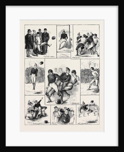 Sketches at the International Football Match, Glasgow by Anonymous
