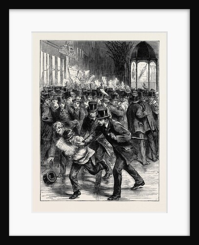 The Excitement in France: Paris, on the Boulevards by Anonymous