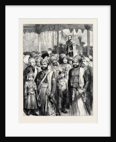The Grand Durbar at Bombay: The Viceroy of India and a Group of Native Princes by Anonymous