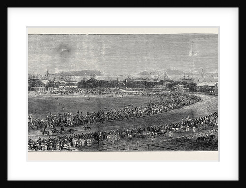 The Grand Durbar at Bombay: View from the West End of Wellington Road, Arrival of Lord Northbrook at Bombay by Anonymous