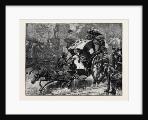 London Sketches, a Horse Down by Anonymous