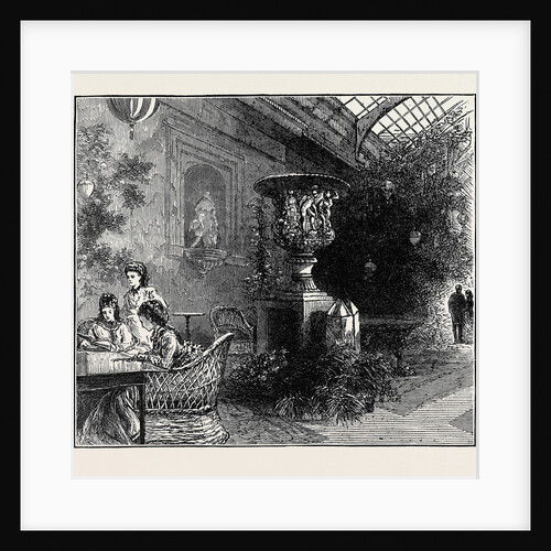 The Prince and Princess of Wales at Chatsworth: The Orangery, Chatsworth by Anonymous