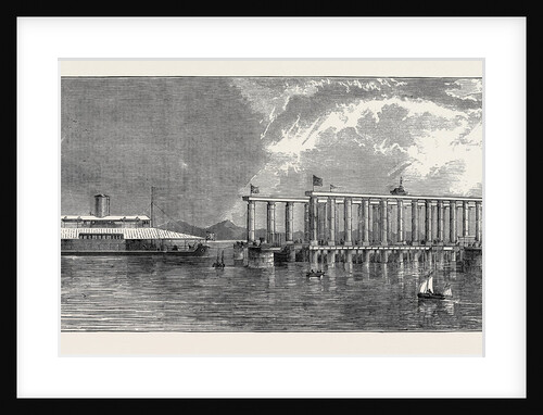The Hydraulic Lift Graving Dock at Bombay by Anonymous