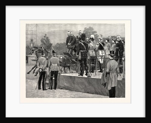 The German Emperor's Visit to the Crystal Palace, London: The Review of the National Fire Brigades Union by the Emperor by Anonymous