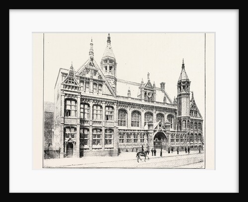 The New Law Courts at Birmingham, Opened by T.R.H. The Prince and Princess of Wales: The Exterior of the New Law Courts by Anonymous