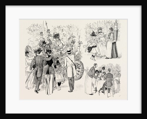 The Paris Season: The Battle of Flowers in the Avenue Des Acacias by Anonymous