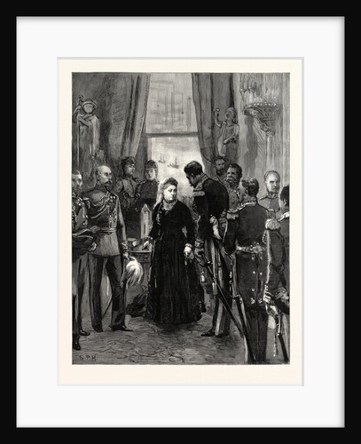The Visit of the French Fleet: The Reception of French Officers by H.M. The Queen at Osborne by Anonymous