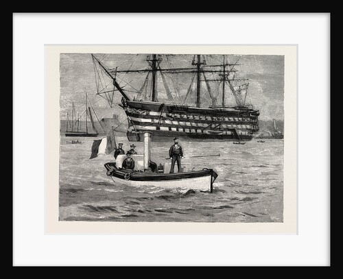 The Visit of the French Fleet: Foes No Longer: French Sailors Visiting the Victory by Anonymous