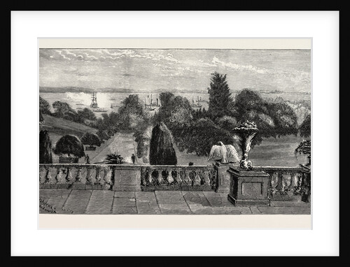 The Visit of the French Fleet: The Marengo Saluting H.M. The Queen Off Osborne by Anonymous