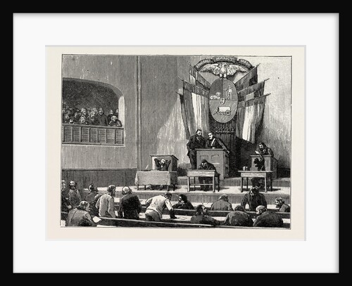 Lord Randolph Churchill in South Africa: The Interior of the House of Commons, Pretoria by Anonymous